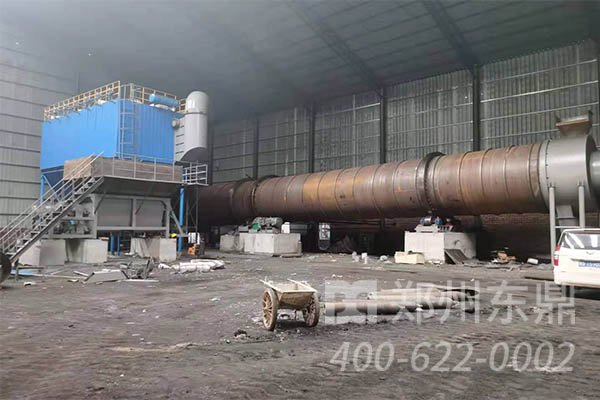 山西忻州煤泥烘干機設備安裝現場情況